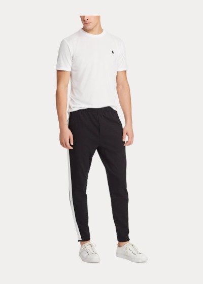 Pantalones De Chándal Polo Ralph Lauren Hombre Negros - Cotton Interlock - FRZNS2186